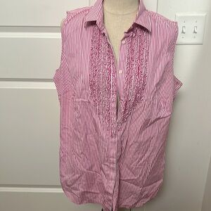 Pinstripe Blouse